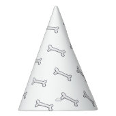 Bone Pattern Dog Party of Halloween Pet Feesthoedjes (Rechts)