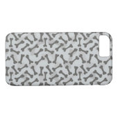 Bone Textern Pattern Greyscale Case-Mate iPhone Case (Achterkant (Horizontaal))