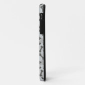 Bone Textern Pattern Greyscale Case-Mate iPhone Case (Achterkant/links)