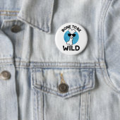 Bone to be Wild Funny Anatomy Pun Ronde Button 5,7 Cm (In situ)