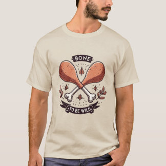 Bone to Be Wild Grappig T-shirt