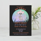 Bone To Be Wild Halloween Kaart (Staand voorkant)