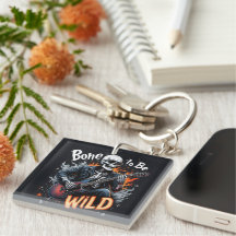 Bone to Be Wild Skeleton Sleutelhanger