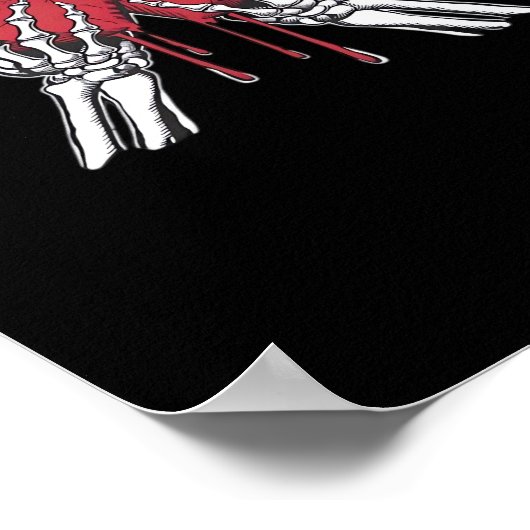 Bone to be your Valentijn - Valentijnsdag Funny S Poster (Hoek)