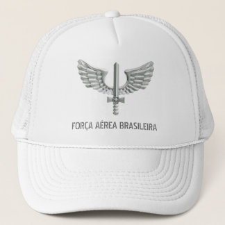 Boné Trucker Importado Força Aérea Brasileira FAB Trucker Pet