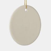 Bone White Circle Keramisch Ornament (Rechts)