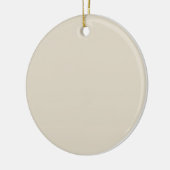 Bone White Circle Keramisch Ornament (Links)