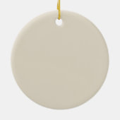 Bone White Circle Keramisch Ornament (Achterkant)