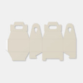Bone White Gable Favor Box Bedankdoosjes (Uitgevouwen)