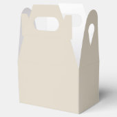 Bone White Gable Favor Box Bedankdoosjes (Geopend)