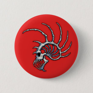 Bonehawk Ronde Button 5,7 Cm