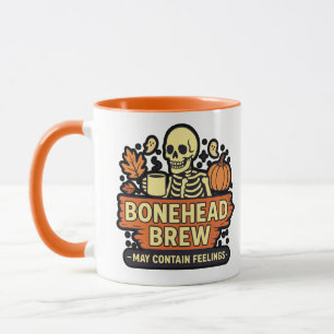 Bonehead Brew – Kan Gevoelens Bevatten – Grappig Mok