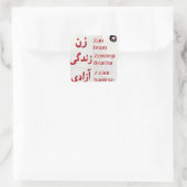 Bonen, Beatha, Saoirse Vierkante Sticker (Tas)