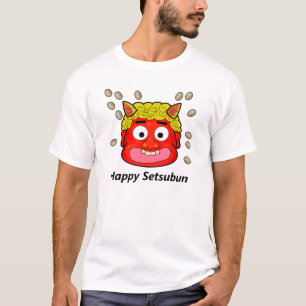 Bonen gooien naar de demon t-shirt