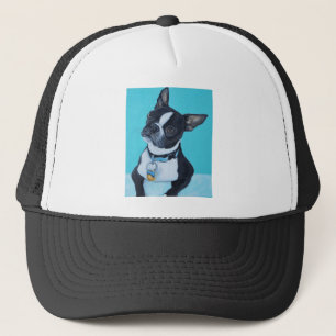 Bonen het schilderen van de Boston Terrier Trucker Pet