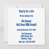 Bonen of Geen Bonen Chili Cooking Cowboy 1 Custom Kaart (Achterkant)