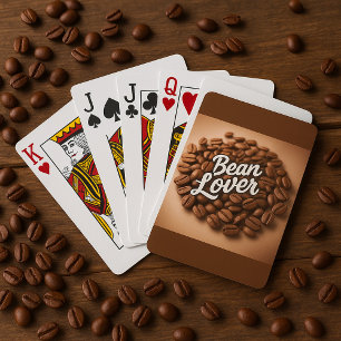 Bonenliefhebber Koffiebonen Esthetiek Pokerkaarten