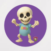 Bones Academy™ The Boneheads™ — Étiquette (Design 1)