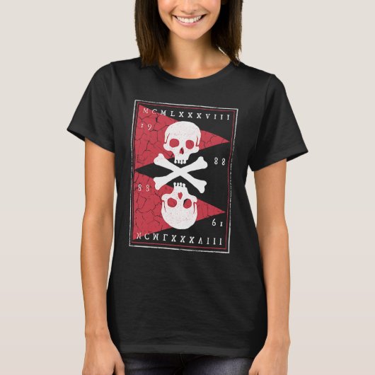 Bones and Skulls Pirate  1 T-shirt (Voorkant)