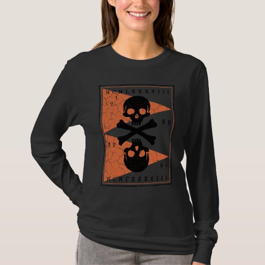 Bones and Skulls Pirate 3 T-shirt (Voorkant)