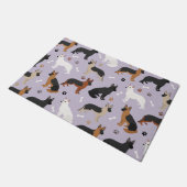 Bones bergers allemands et tapis de porte (Incliné)