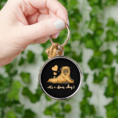 Bones Day - Pug Goede Stemming Sleutelhanger (Hand)