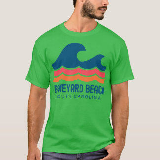 Boneyard Beach South Olina Wave T-shirt
