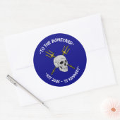 Boneyard Ronde Sticker (Envelop)