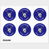 Boneyard Ronde Sticker (Vel)