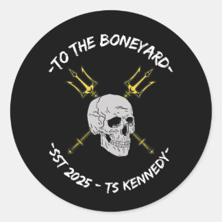 Boneyard Ronde Sticker