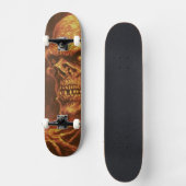 Boneyard Shredder: zombieskelet Skateboard (Voorkant)