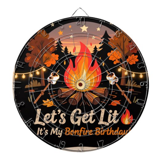 Bonfire Beer Pong Table 🔥 | Outdoor Party  Dartbord (Voorkant)