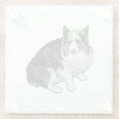 Bonfire Dot Rim Glazen Onderzetter (Achterkant)