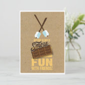 Bonfire Invitations au 75e anniversaire (Debout devant)