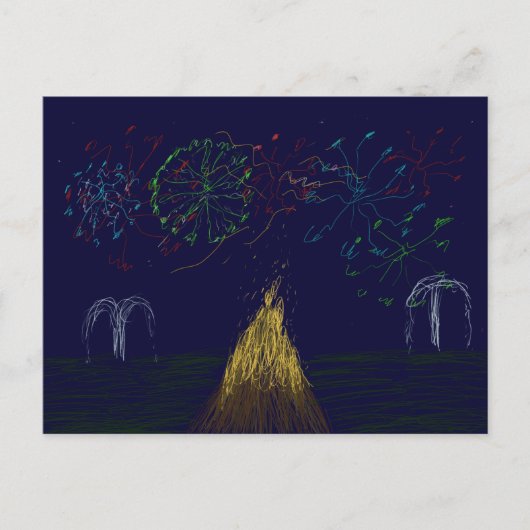 Bonfire Night Briefkaart (Voorkant)