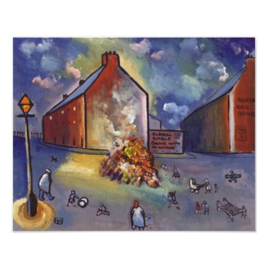 (Bonfire night Photo print) Foto Afdruk (Voorkant)