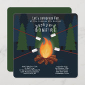 Bonfire Party Kaart (Voorkant / Achterkant)