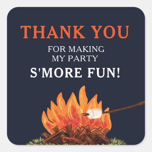 Bonfire & Smore's Stickers (Voorkant)