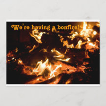 Bonfire-uitnodiging