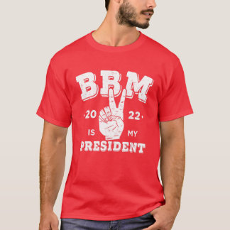 Bong Bong Marcos President BBM 2022 Peace Red T-shirt