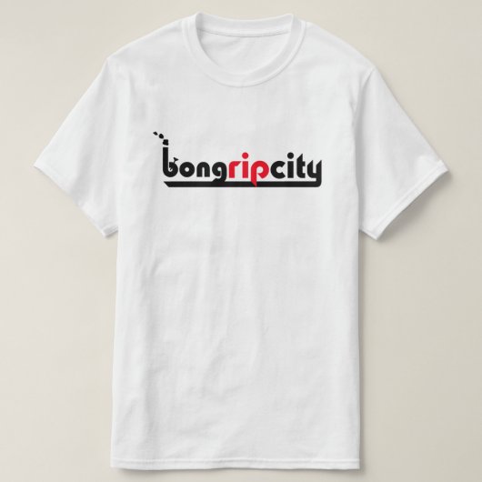 Bong Rip City T-shirt (Design voorkant)