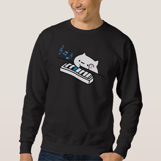 Bongo Cat Plays Piano Trui (Voorkant)