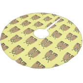 Bongo drum cartoon illustratie kerstboom rok (Gekanteld)