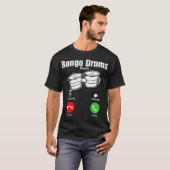 Bongo Drums Mobile Tshirt (Voorkant volledig)