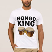 BONGO KING BONGO DRUMS T-SHIRS T-SHIRT (Voorkant)