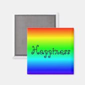 Bonheur aimant multicolore (Recto/Verso)