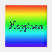 Bonheur aimant multicolore (Devant)