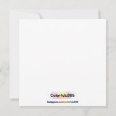 Bonheur dans la vie quotidienne - carte d'appel pl (Dos)