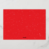 Bonheur de vacances simple une carte photo feuille (Verso)