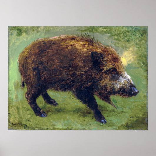Bonheur - De wilde Boar Poster (Voorkant)